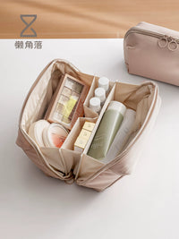 Lazy Corner Portable Travel Cosmetic Bag Large Capacity Waterproof Toiletry Organizer for Skincare and Makeup
