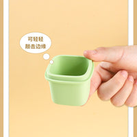 Silicone Ice Cube Tray with Lid, Single Hole Round Ice Pop Mold, Food Grade, High Temperature Resistant, Easy Release