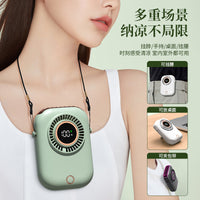 Portable USB Mini Fan with Neck Strap, Waist Clip, Handheld, and Desktop Functionality