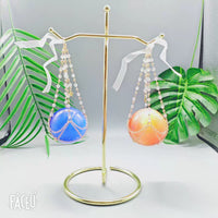 Crystal Ball Display Stand Metal Base for Desktop Decor