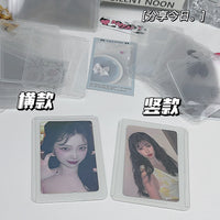 Clear Thick Kpop Photocard Sleeves and Toploaders Set, Anti-Scratch, Anti-Bend, Dustproof Protection for Photocards