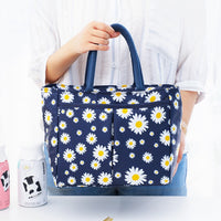 Insulated Lunch Bag Portable Cooler Tote for Outdoor Picnic School Office