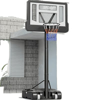 Adjustable Portable Basketball Hoop for Kids & Adults, Indoor/Outdoor Use