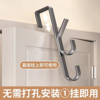 门后挂钩免打孔强力挂衣置物架墙上壁挂宿舍衣服帽子钥匙收纳挂架