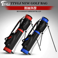 TTYGJ Lightweight Golf Stand Bag for Men and Women, PU Leather Half Set Club Carry Bag