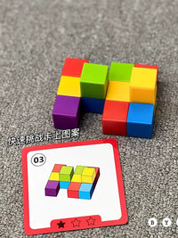 3D Spatial Logic Building Blocks for Kids, Educational Toy for Brain Training and Focus, Ages 3-6