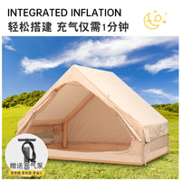 Inflatable Outdoor Camping Tent with Sun Protection and Heat Insulation