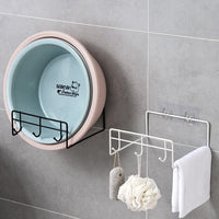 No-Drill Bathroom Basin Rack with Storage Shelf