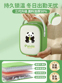 Mini Portable Insulated Lunch Bag for Breakfast, Yogurt, and Small Meal Containers - Thermal Cooler Bag