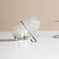 Creative Lotus Umbrella Tea Infuser Stainless Steel Tea Strainer with Optional Wooden Base