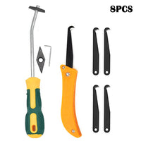 8-Piece Grout Removal and Cleaning Tool Kit for Tile Floors