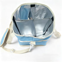 Portable Water Bottle Storage Bag with Handle for Outdoor Travel & Camping
