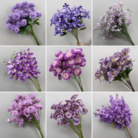 Artificial Peony and Tulip Flower Stems for Wedding Decor
