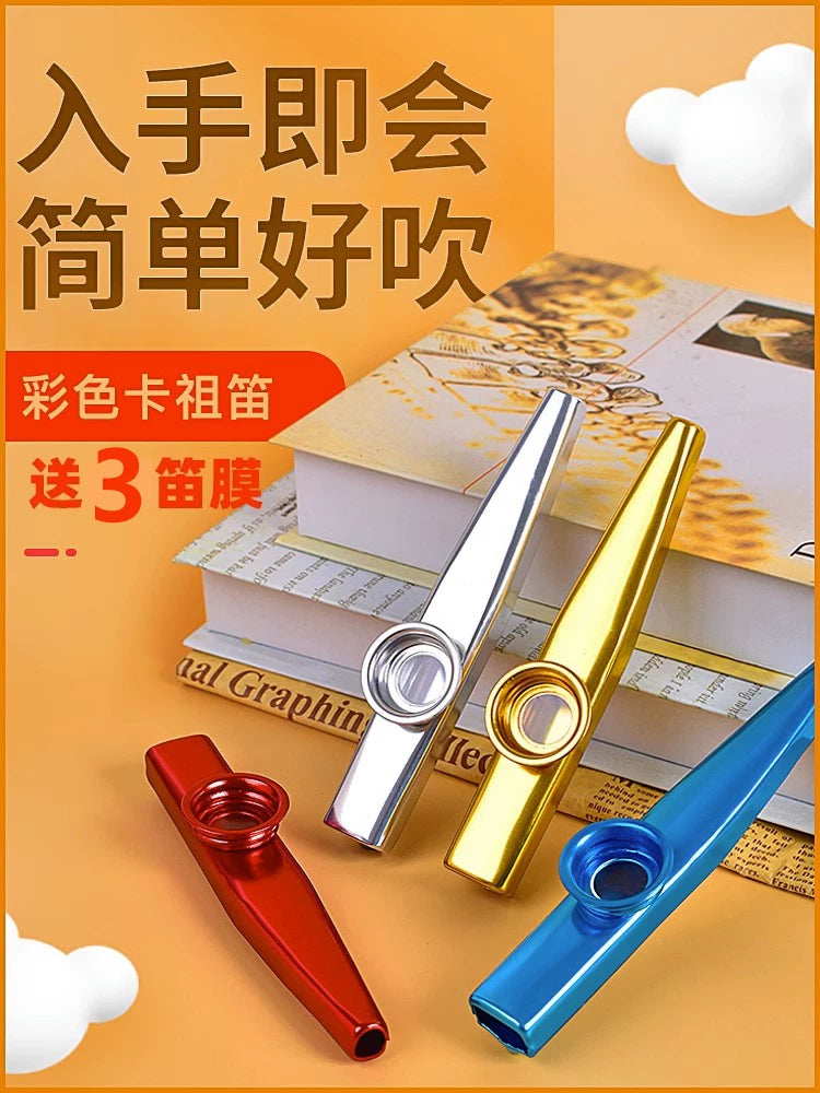 Kids Kazoo Musical Instrument with Diaphragms for Beginners
