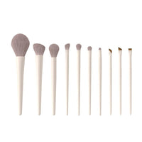 Cloud Ceramic Makeup Brush Set with Pouch for Eyeshadow, Blush, Concealer, and Contour