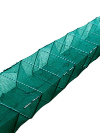 Foldable Fishing Net Trap for Shrimp, Crayfish, Eel, and Fish, Heavy Duty Design