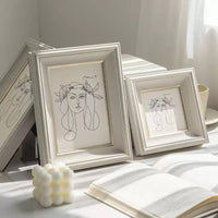 Modern Minimalist American Style Photo Frame for Tabletop or Wall Mounting, 6-16 Inch Family Photo Display
