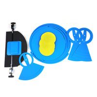 Drum Mute Pad Set Silicone Practice Pads for Jazz Snare Drums Sound Dampening Shock Absorption