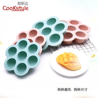 Silicone Ice Cube Tray with Lid, Easy Release, Food-Grade, for Drinks & Baby Food Storage