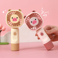 Portable USB Rechargeable Handheld Mini Fan for Outdoor and Desktop Use