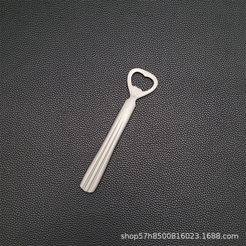 Titanium Purified 304 Stainless Steel Beer Bottle Opener, Multifunctional Household Tool
