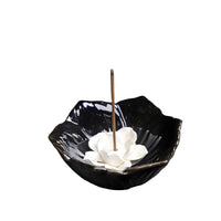 Ceramic Flower Incense Holder Stick Burner Ornament
