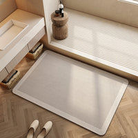 Diatomaceous Earth Bath Mat Non-Slip Absorbent Quick Dry for Bathroom Entryway