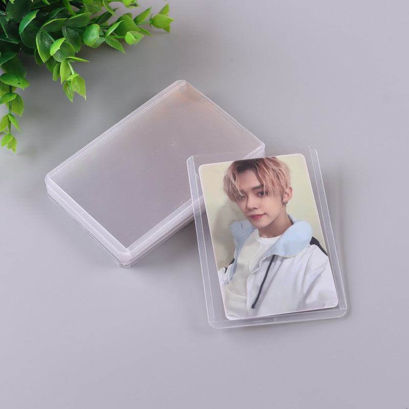 Clear PVC Photocard Holder Sleeves for Kpop Photocards and Game Cards