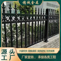 Zinc Steel Garden Fence Panel for Villas and Courtyards, Export Standard 304 Stainless Steel