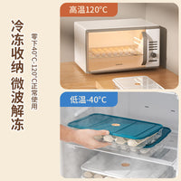 Food-Grade Multi-Layer Dumpling Storage Container for Refrigerator and Freezer