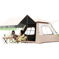 Mobigarden Zero-Motion 55 Deluxe 2-in-1 Tent with Tarp, Portable Automatic Pop-Up for Outdoor Camping