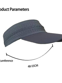 Unisex Quick-Dry Sun Visor for Running and Sports