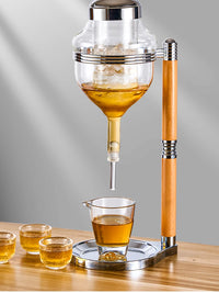 Japanese Style Sake Warmer and Chiller Set with Ice Drip Design