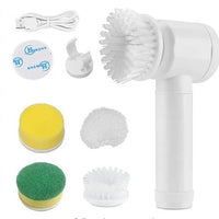 Electric Cleaning Brush Handheld Rechargeable Scrubber for Kitchen Bathroom Dish Washing Shoe Cleaning