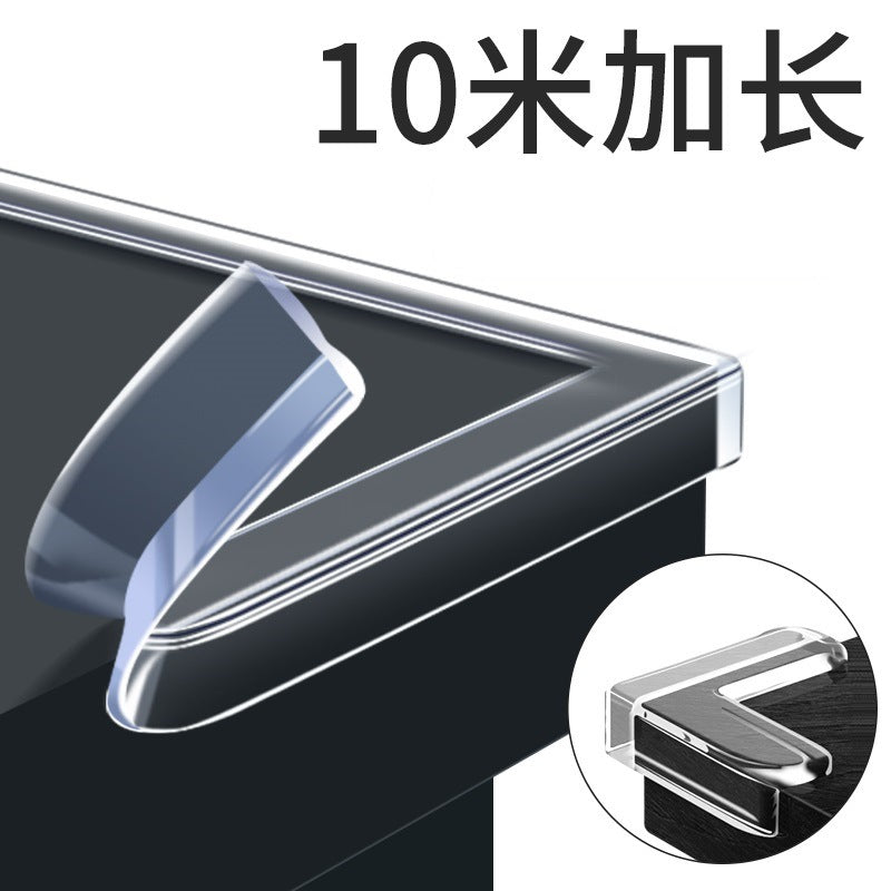Clear Silicone Edge & Corner Protector Strip for Furniture
