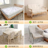 Disposable Elastic Bed Cover Dustproof Sofa Full Cover with Drawstring for Furniture Protection