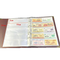 Vintage Food Stamp and Coin Collection Album for Paper Currency and Small Stamps