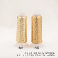 4-Ply High-Brightness Floss Thread for DIY Hairpin Accessories
