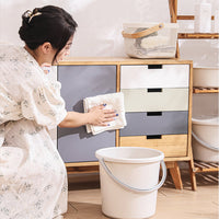Thickened Plastic Portable Bucket Multi-functional Storage Washing Basin for Home Dormitory