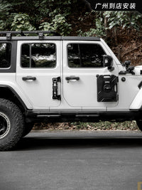 OMU Quick Release Side Steps for Jeep Wrangler JL Gladiator JT Anti-Scratch Rock Sliders