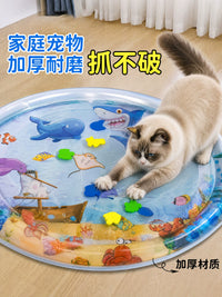 RARU Pet Water Cooling Mat for Cats and Dogs, Bite-Resistant Summer Sleep Pad