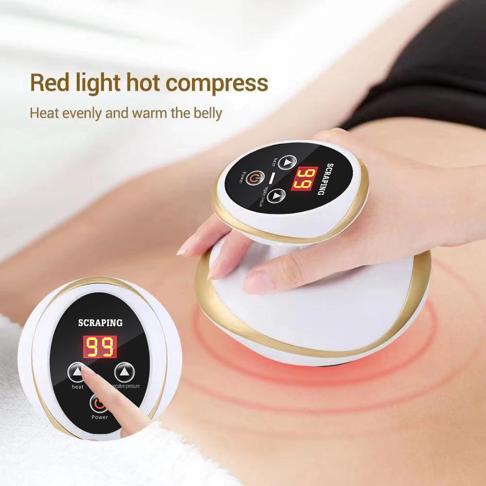 Electric Cupping and Guasha Massager with Heat Therapy and Vacuum Pressure for Home Use