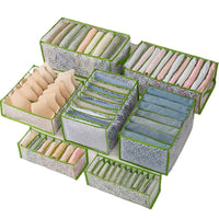 Mesh Drawer Organizers for Underwear, Socks, Ties, and Belts - Foldable Closet Dividers