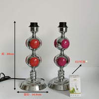 Modern Nordic Iron Art Spherical Table Lamp with LED Bulb for Bedroom Living Room