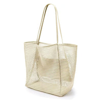 Large Capacity Mesh Beach Bag for Travel and Water Activities