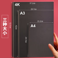 Assorted Cardstock Paper A3 A4 8K 4K, Black White Kraft Colored Cardboard 180g 230g 250g for Crafts and Printing