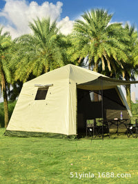 Outdoor Camping Mesh Canopy Tent Sunshade for Picnic BBQ Rain Sun Wind Mosquito Protection
