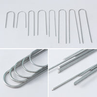Galvanized Steel Drip Irrigation Tube Stakes for Garden and Greenhouse