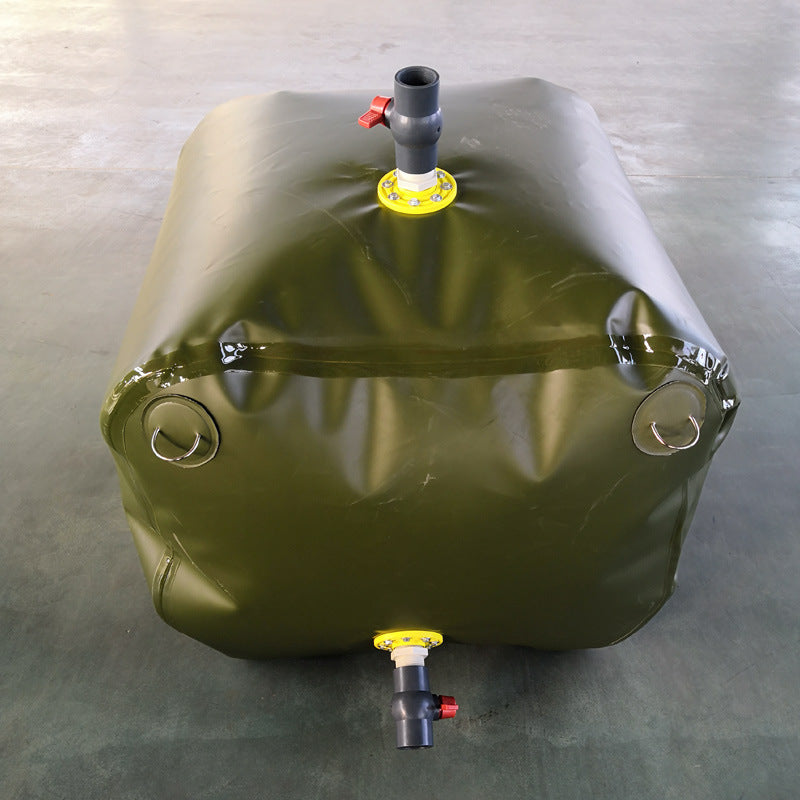 Foldable TPU Fuel Bladder Tank for Pickup Trucks & Camping, Large Capacity Water Storage