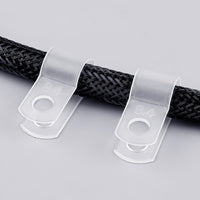 R-Type Nylon Cable Clamps U-Shaped Wire Clips for Cable Management
